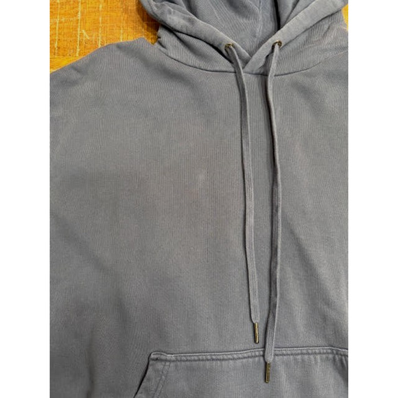 Ksubi Blue Pullover Hoodie Cross Print Streetwear Sweatshirt L NWT Flawed - Picture 10 of 10